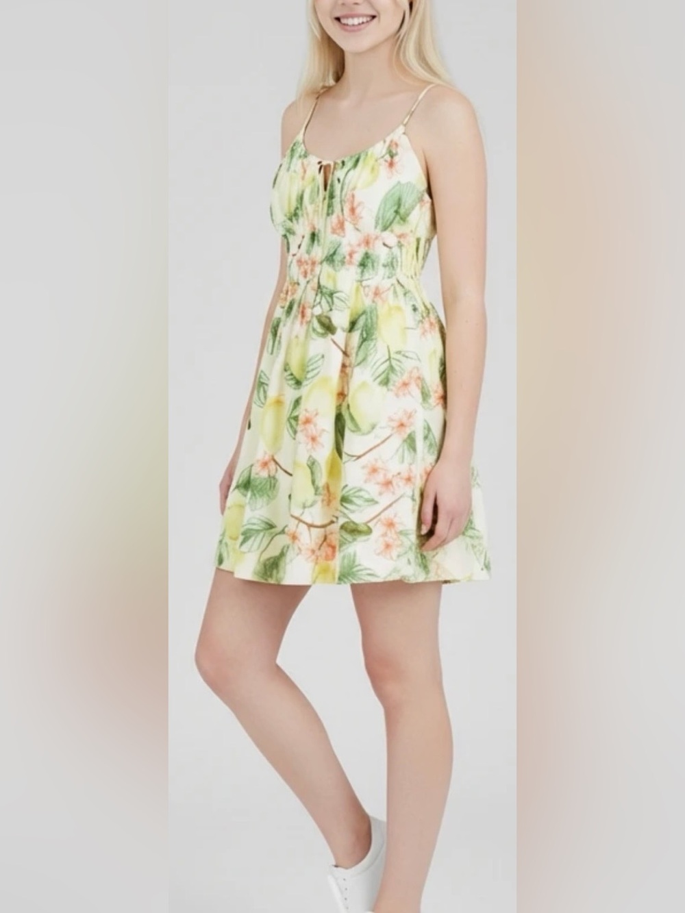 LOFT Blossom Smocked Strappy.
Mini Dress